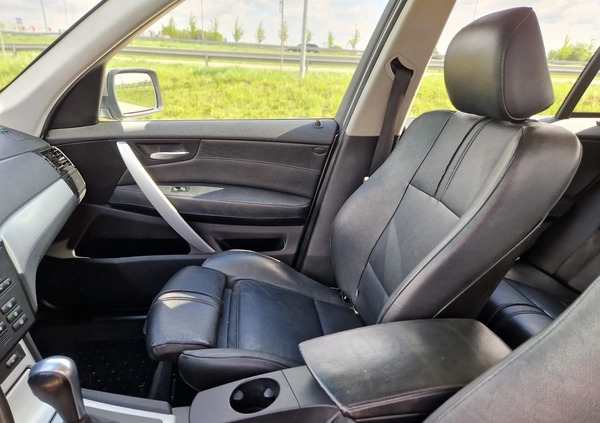 BMW X3 cena 26900 przebieg: 249475, rok produkcji 2007 z Pisz małe 277